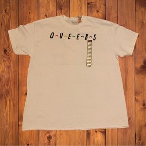 Funny Queers Queer Rainbow Pride Shirt Bisexual LGBTQ Friends Logo Gay